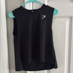 Gymshark Black Sleeveless Top